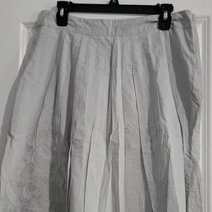 Bass embroidered skirt